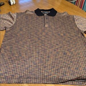 Stylish Patterned Polo Shirt